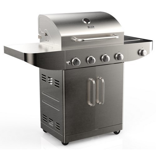 BARBACOA GAS TEKA BBQ 4100 GSS INOX 5 FUEGOS